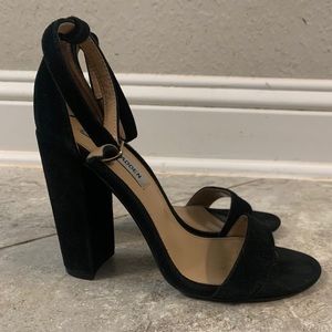Steve Madden Black Suede Carrson